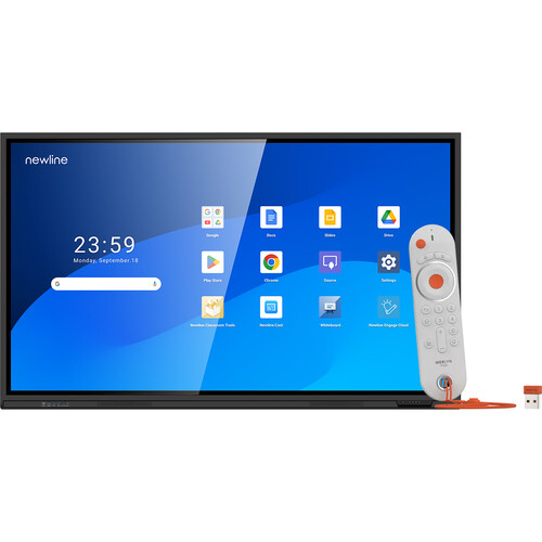 Newline Q Pro Series 75" UHD 4K Touch Screen Commercial Monitor with Merlyn AI (1-Year Subscription)