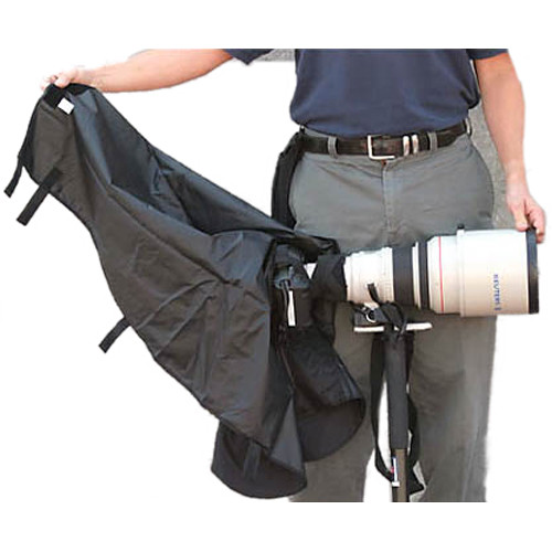 Newswear Long Lens Rain Poncho for Canon (Safari Sand)