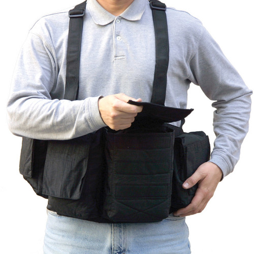 Newswear Men's Digital Chestvest (Black)