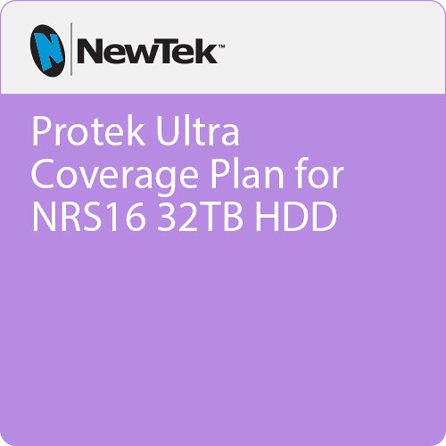 Vizrt ProTek 1-Year Ultra Coverage Plan for NRS16 32TB HDD with 4 x 10 GbE