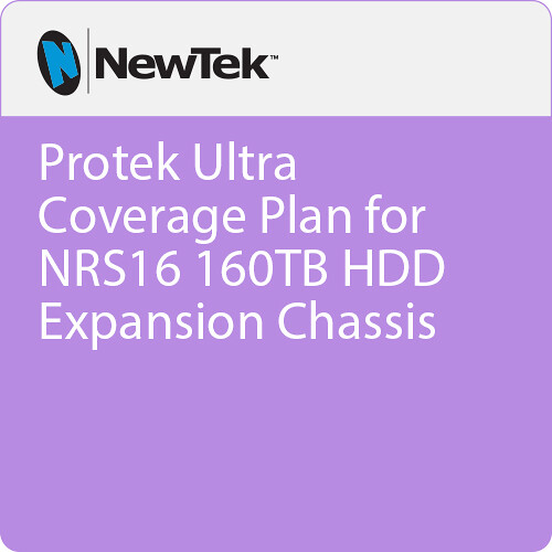 Vizrt ProTek 1-Year Ultra Coverage Plan for NRS16 160TB HDD Expansion Chassis