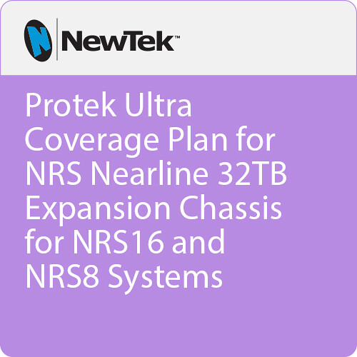 Vizrt ProTek 1-Year Ultra Coverage Plan for NRS Nearline 32TB Expansion Chassis for NRS16 and NRS8 Systems