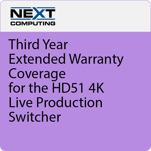 NextComputing 2nd Year Warranty Coverage for Livestream Studio HD550 4K