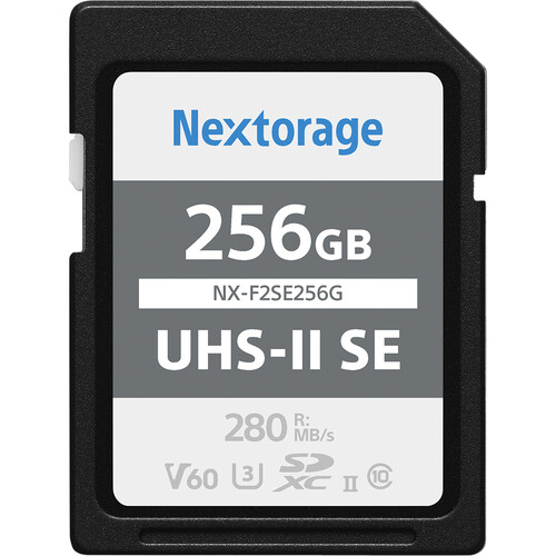 Nextorage 256GB NX-F2SE Series UHS-II SDXC Memory Card