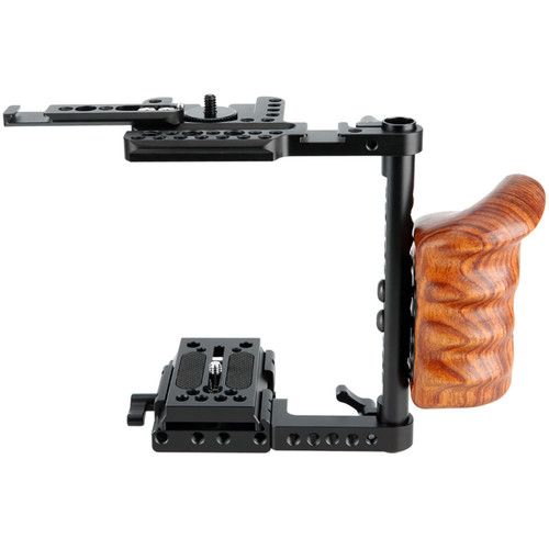 Niceyrig VersaFrame Quick Release Half Cage with Wooden Handgrip