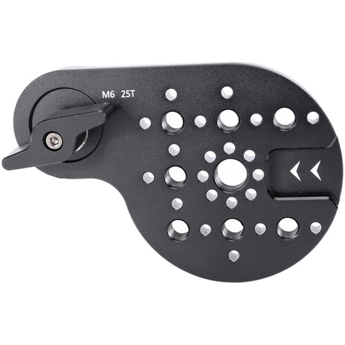 Niceyrig Video Tripod Mount Side Plate with Standard ARRI Rosette Mount