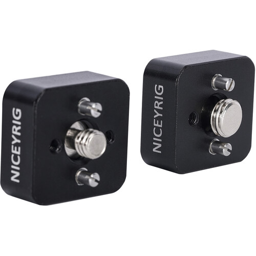 Niceyrig Cold Shoe Mount with ARRI Locating Screws (2-Pack)