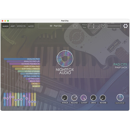 Nightfox Audio Pad City