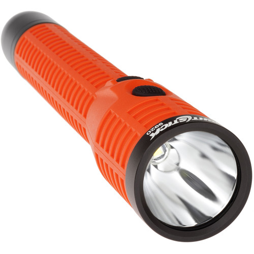 Nightstick NSR-9920XLDC Polymer Rechargeable LED Dual-Light Flashlight with DC Adapter and Charging Dock