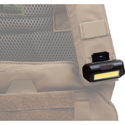Nightstick Multi-Flood USB Headlamp with Molle Clip (Black)