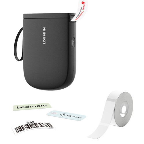NIIMBOT D11H 1/2" Portable HD Smart Thermal Label Printer (Black)