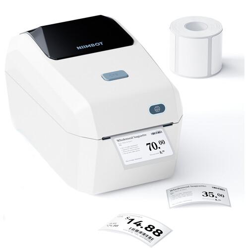 NIIMBOT K3W 3" Desktop Label Printer (White)