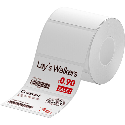 NIIMBOT Thermal Gap Paper Roll for B21 Pro (230, Red and Black, 2 x 1.2" Labels)