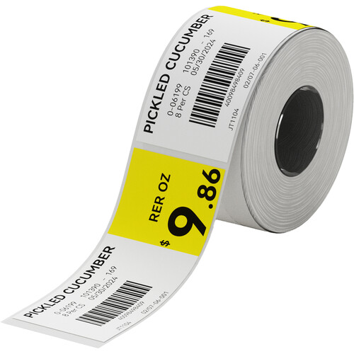 NIIMBOT Thermal Transfer Paper Roll (105 Yellow 1.2 x 3" Shelf Labels)