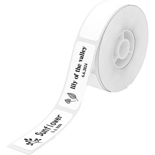 NIIMBOT Thermal Transfer Gap Roll (125 White 0.55 x 1.97" Labels)