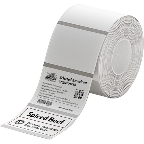 NIIMBOT Thermal Gap Paper Roll (230 Clear 1.18 x 1.57" Labels)