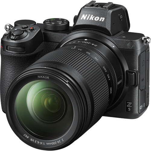 Nikon Z5 Mirrorless Camera with 24-200mm f/4-6.3 Lens 1641B B&H