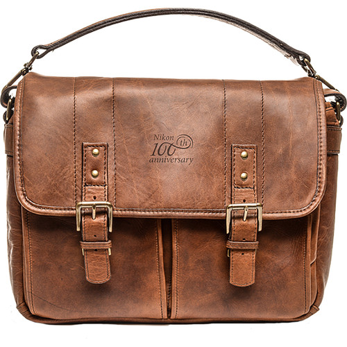 Nikon 100th Anniversary Premium Leather Bag (Antique Cognac)