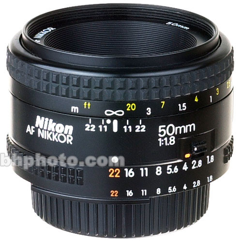 Nikon Normal AF Nikkor 50mm f/1.8 Autofocus Lens