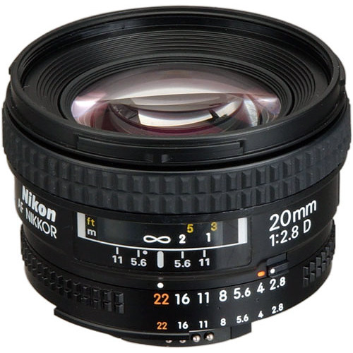 Nikon AF NIKKOR 20mm f/2.8D Lens (Open Box) 1913 B&H Photo Video