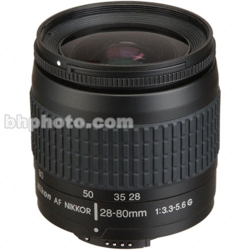 Nikon Zoom W/A-Telephoto AF Zoom Nikkor 28-80mm f/3.3-5.6G AF Lens