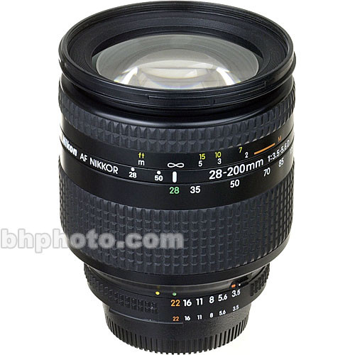 Used Nikon Zoom Wide Angle-Telephoto AF Zoom Nikkor 28-200mm