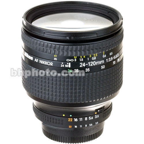 Used Nikon Zoom Wide Angle-Telephoto AF Zoom Nikkor 24-120mm