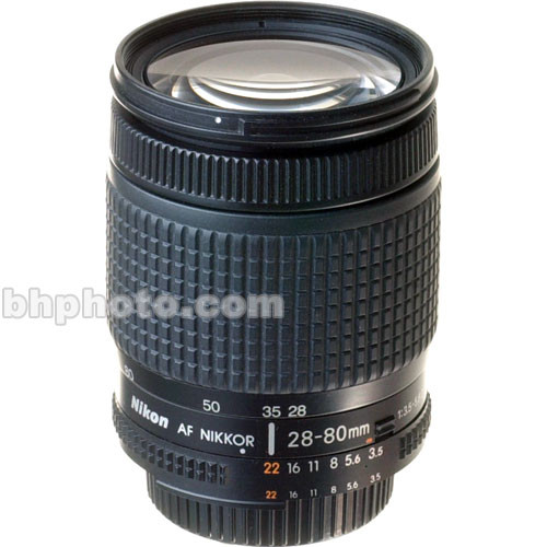 Nikon Zoom Wide Angle-Telephoto 28-80mm f/3.5-5.6 D-AF Autofocus Lens