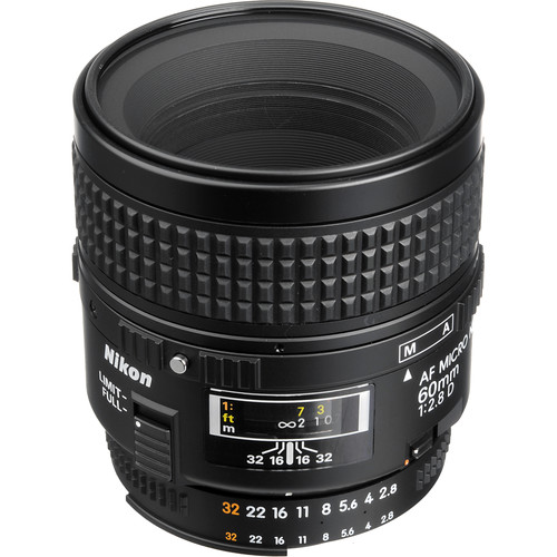 ニコン AF MICRO Nikkor 60mm F2.8D #22997 Nikon AF Micro-NIKKOR 60mm f/2.8D Lens (Open Box) 1987 B&H Photo