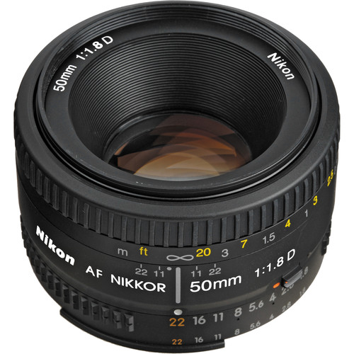 Nikon AF NIKKOR 50mm f/1.8D Lens (Open Box)
