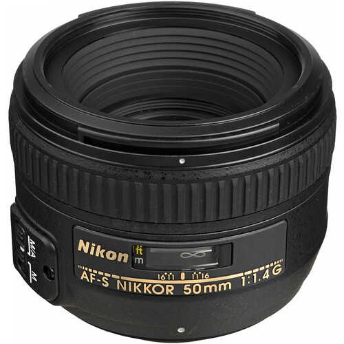 Used Nikon AF-S NIKKOR 50mm f/1.4G Lens 2180 B&H Photo Video