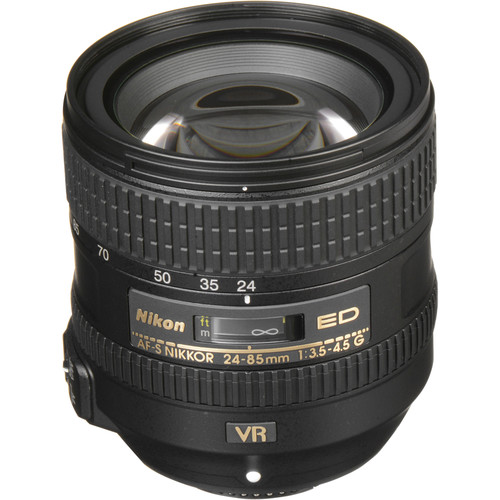Used Nikon AF-S NIKKOR 24-85mm f/3.5-4.5G ED VR Lens 2204 B&H