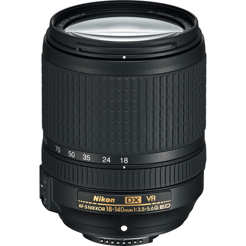 Nikon AF-S DX NIKKOR 18-140mm f/3.5-5.6G ED VR Lens (Refurbished)