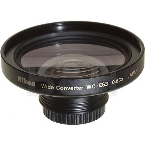 Used Nikon WC-E63 0.63x Wide Angle Converter Lens 25104 B&H