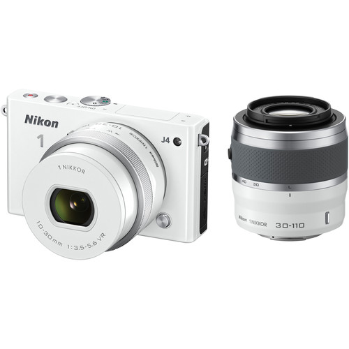 Nikon 1 J4 Mirrorless Digital Camera with 10-30mm and 27687 B&H