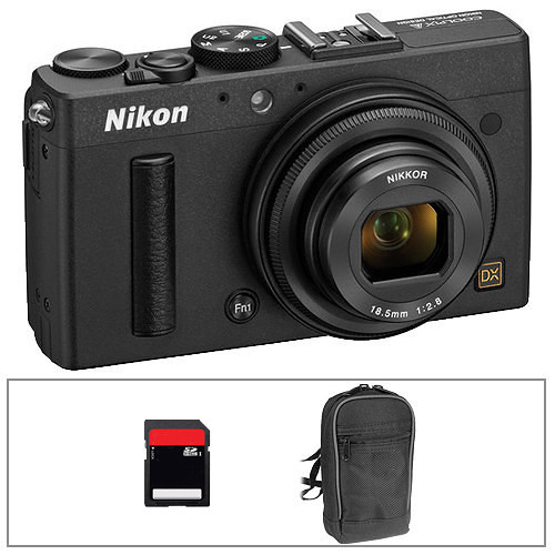 Nikon COOLPIX A Digital Camera Basic Kit (Black)