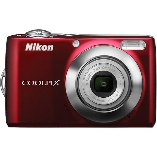 Nikon Coolpix L22 Digital Camera (Red)