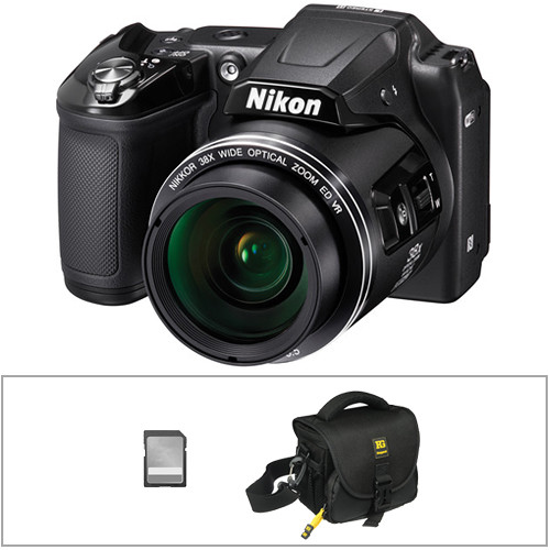 Nikon COOLPIX L840 Digital Camera with Accessories Kit (Black)