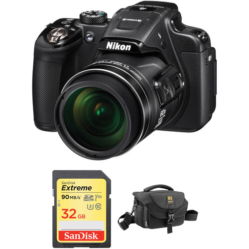 Nikon COOLPIX P610 Digital Camera Basic Kit (Black, Refurbished)