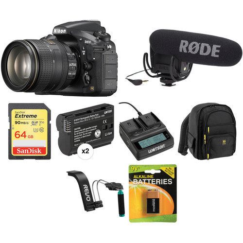 Nikon D810 24-120 レンズキット バッテリーパック バッグ Nikon D810 DSLR Camera with 24-120mm Lens Video Kit B&H Photo