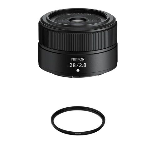 Nikon NIKKOR Z 28mm f/2.8 Lens with 52mm UV Filter Kit