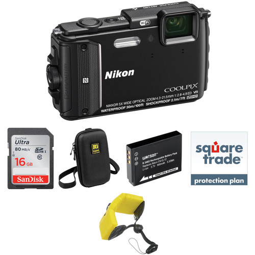 Nikon Nikon COOLPIX AW130 Waterproof Digital Camera Deluxe Kit