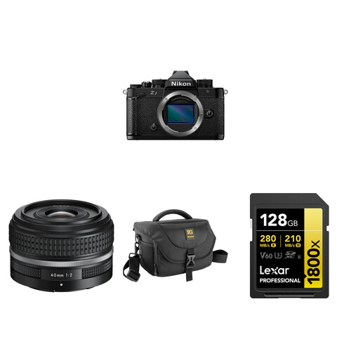 Nikon Zf Mirrorless Camera with 40mm f/2 Lens and Basic Bundle