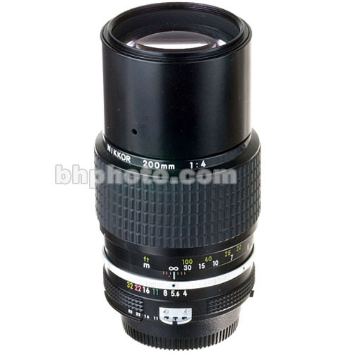 Nikon Telephoto 200mm f/4.0 AI Manual Focus Lens