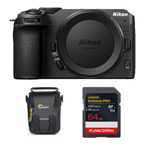 Nikon Z30 Mirrorless Camera with Basic Bundle