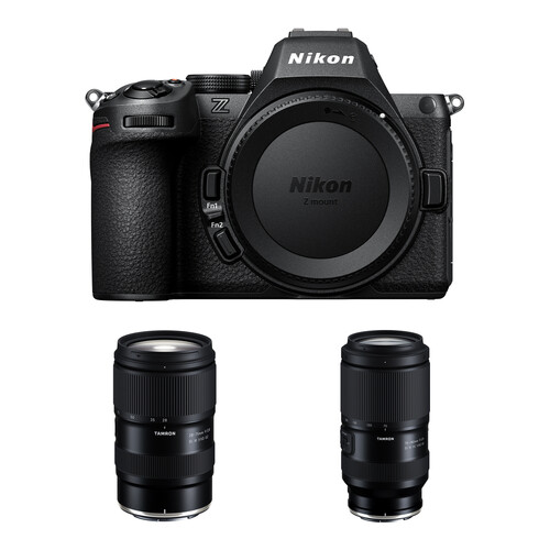 Nikon Z5 II Mirrorless Camera with Tamron 28-75mm f/2.8 and 70-180mm f/2.8 Lenses for Wedding Photography