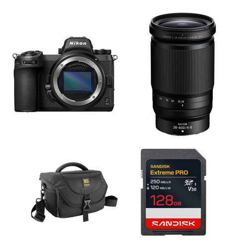 Nikon Z6 II Mirrorless Camera with 28-400mm f/4-8 Lens and Basic Bundle