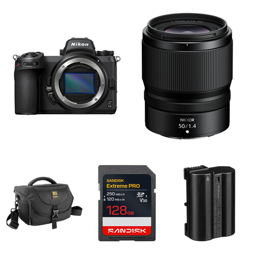 Nikon Z6 II Mirrorless Camera with 50mm f/1.4 Lens and Essentials+ Kit