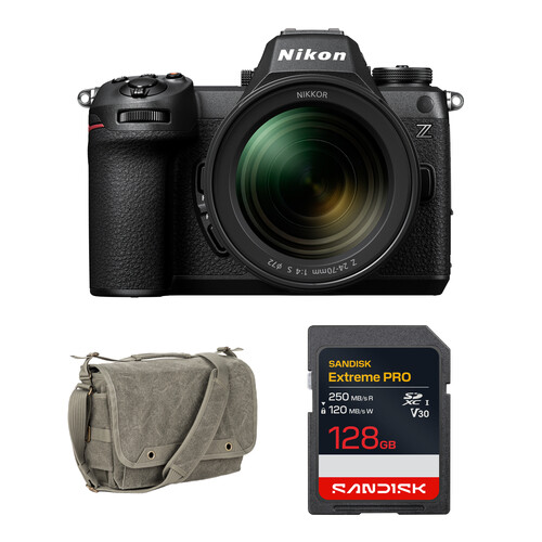 Nikon Z6 III Mirrorless Camera with 24-70mm f/4 Lens and Basic Bundle