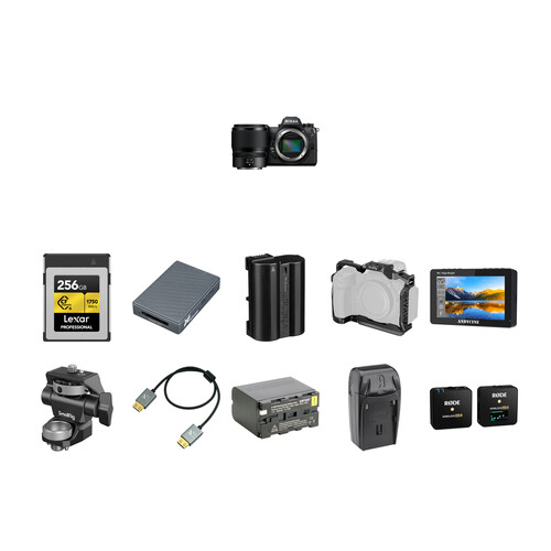 Nikon Z6 III Mirrorless Camera with 50mm f/1.4 Lens and Content Creation Kit
